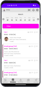 Session Schedule
