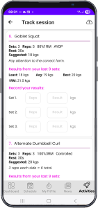 Weight & Progress Tracking